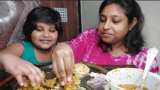 Eating Show  Chicken Biriyani With Chicken Chaap salad coke eatingshow food [upl. by Dyl]