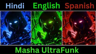 Masha UltraFunk in Different Language  Masha UltraFunk From Different Countries [upl. by Dilaw]