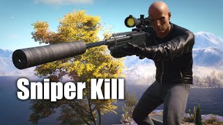 HITMAN 3 Mendoza Sniper Kill Everyone Infinite Ammo [upl. by Sadira654]