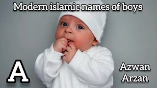 A letter muslim boy names muslimbabyboynames2023 allaboutmomnbaby babyboynames2023 [upl. by Jelks427]