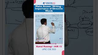 Toppers Tip  Kunal Rastogi  AIR 15 UPSC CSE 2023  Mains Answer writing [upl. by Solitta]