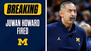 Michigan parts ways with head basketball coach Juwan Howard after 5 seasons with the Wolverines [upl. by Thisbe]