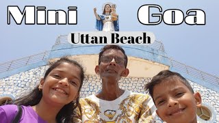 Uttan Beach  Mini Goa Of Mumbai  Uttan Velankanni Church  Bhayandar  Vlog  sadimkhan03 [upl. by Blaze]