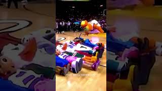 NBA MASCOT FUNNY MOMENTS 🤣 shorts [upl. by Nylzzaj]