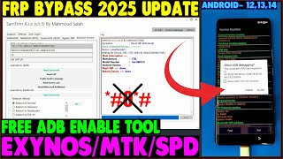 🔥 Finally FRP Bypass 202425  New ADB Enable Tool  Exynos MTK SPD Qualcomm FRP Unlockquot [upl. by Dincolo]