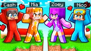 Nico’s CRUSH vs Cash’s CRUSH Bedwars Minecraft [upl. by Eilujna]