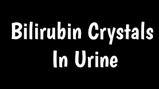 Bilirubin Crystals In Urine  Types Of Crystals In Urine  Urinalysis  Microscop Urine Examination [upl. by Ennayram]