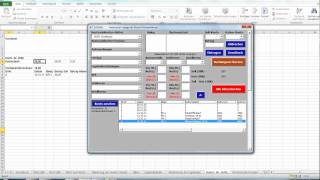 Mehrwertsteuer Last Buchführung mit Excel [upl. by Revlys]