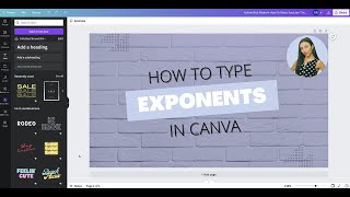 How to Type Exponents and Subscripts in Canva [upl. by Tabatha258]