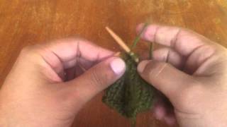 How to Knit the Center Double Decrease cdd [upl. by Undis485]