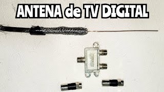 antena con cable Coaxial MEJORADA en Vivo [upl. by Nocaj]