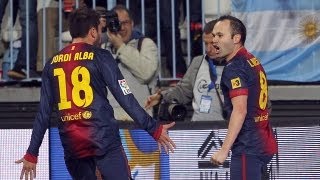 Málaga  Barcelona 24 All Goals amp Full Match Highlights 24012013 MALAGA 24 BARCA [upl. by Pascoe]