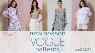 New Season Vogue Patterns  April 2024 [upl. by Neelon]