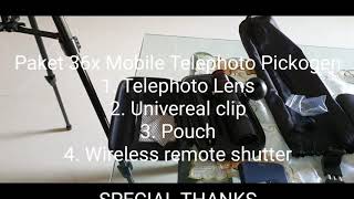 Review Mobile Telephoto Lens 36X Merk Pickogen [upl. by Harden]