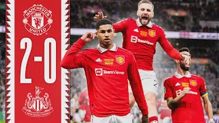 UNITED WIN AT WEMBLEY 🏆🔥  Man Utd 20 Newcastle  Highlights [upl. by Nais]