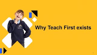 Teach First Training Programme who we are and how you can get involved [upl. by Ahsika475]