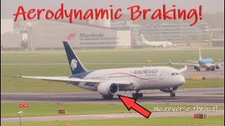 UNIQUE LANDING Aeromexico Boeing 7878 Uses AERODYNAMIC BRAKING To Its Advantage [upl. by Conchita806]