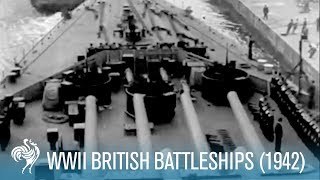 New British Battleships World War II 1942  British Pathé [upl. by Cilka]