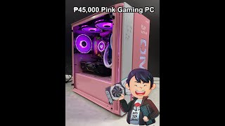 ₱45000  900 Pink Gaming PC Build Owner Jennymel T Shorts [upl. by Harve]