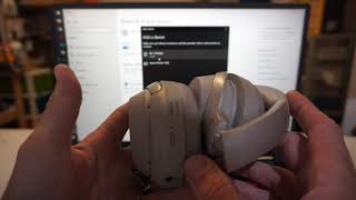 How to Pair Sony WH1000XM3  1000XM4 to a Windows 10 laptop [upl. by Eyllom]