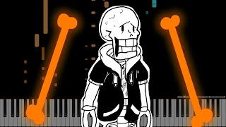 Disbelief Papyrus  Final Chance Phase 4  Duet Piano LyricWulf x FlamesAtGames [upl. by Abbate826]