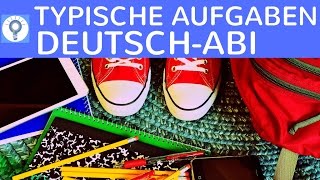 Typische Aufgabenarten in Deutsch Oberstufe amp Abitur  was im DeutschAbi dran kommen kann [upl. by Sassan]