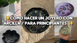 Cómo Hacer Un Joyero Con Arcilla DAS Para Principiantes diy foryou youtube fyp [upl. by Vilhelmina778]