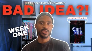 Writing My NEW BOOK For Camp NaNoWriMo ✍🏿 writing vlog [upl. by Wenger]