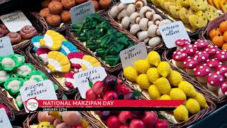 National Marzipan Day  National Day Calendar TV Minute [upl. by Selemas]