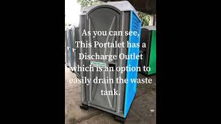 Portalet Portable toilet with Discharge outlet [upl. by Aytida]