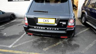 Range Rover TDV8 CKS Sport Exhaust Rear Silencers [upl. by Galer]