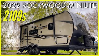 2022 ROCKWOOD MINILITE 2109s OWNER WALK THRU  COMPACT COUPLES TRAILER [upl. by Kho]