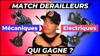 MATCH DERAILLEURS 2022  Mécaniques VS Electriques 🥊 [upl. by Enirehtacyram]