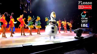 Disney on ice 2019 Frozen front row seat full show  part 4 Let it go Olaf in summer song [upl. by Tudor]