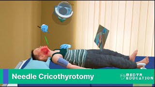 Needle Cricothyrotomy in Virtual Reality and Mixed Reality [upl. by Kleon]