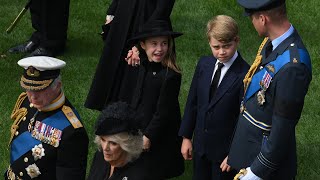 Princess Charlotte and Prince George Asked to Participate in Queens Funeral Exclusive [upl. by Nilhtac]