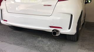 Spoon N1 Muffler at Honda Jazz GE8 full exhaust system [upl. by Notfol]