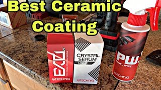 Best Ceramic Coating GTECHNIQ CRYSTAL SERUM LIGHT amp EXO For My Lexus GSF [upl. by Gregorius]