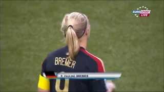 U20 Frauen WM 2014 Deutschland Brasilien 2 Halbzeit [upl. by Iturk392]