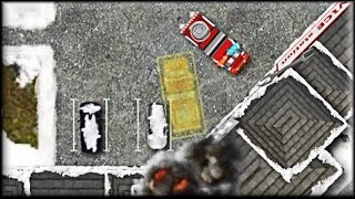 Winter Firefighters Truck Game [upl. by Htebazile]