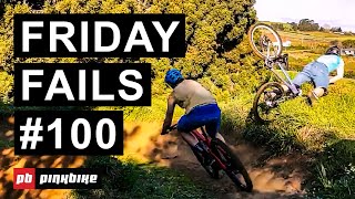 Friday Fails 100  The Ultimate Compilation of the Best MTB Crashes [upl. by Eatnad97]