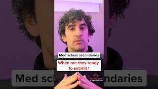 When should you submit med school secondaries [upl. by Sigismundo]