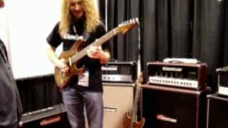 Guthrie Govan at NAMM 2009 [upl. by Ashlan534]