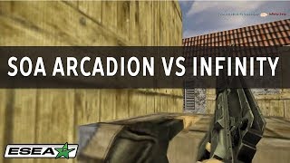 CS 16 Classic Throwback  SoA ArcadioN vs Infinity  4K Solo Bombsite B Defense on deinferno [upl. by Elmo801]