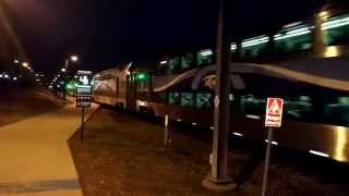 Train AMT  Mascouche line train at Mont Royal Station [upl. by Alaekim]