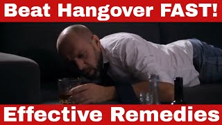 How to Cure a Hangover Fast  Quick Easy amp Proven Hangover Remedies [upl. by Tebasile]