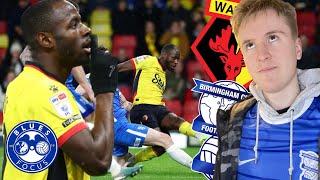 KEINAN DAVIS AGAIN  Watford 30 Birmingham City  Blues Focus Matchday Vlog 040 [upl. by Enomahs]