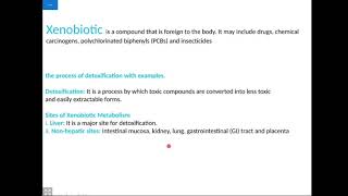 Biochemistry Metabolism of Xenobiotics Detoxification [upl. by Magnien]