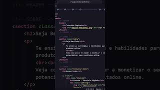 Tutorial HTML e CSS para Iniciantes  Link para Bio [upl. by Ocsicnarf]