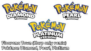 Floaroma Town Harp only remix – Pokémon DPPT [upl. by Enyluqcaj]